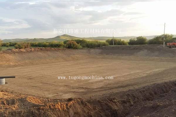 蒙古农业项目采用佳路通水库防渗膜