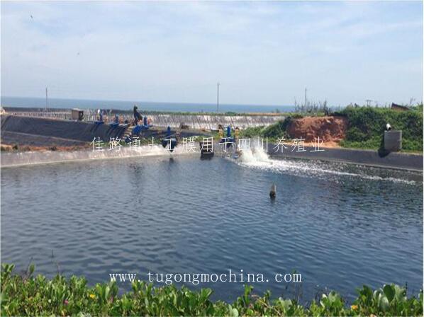 佳路通土工膜用于四川养殖业