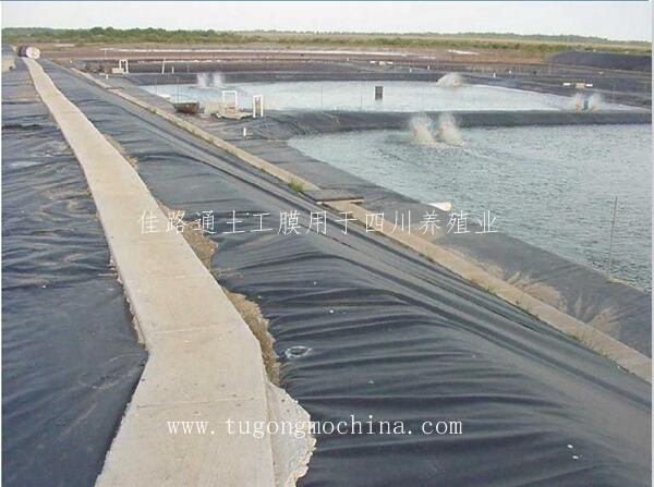 佳路通土工膜用于四川养殖业