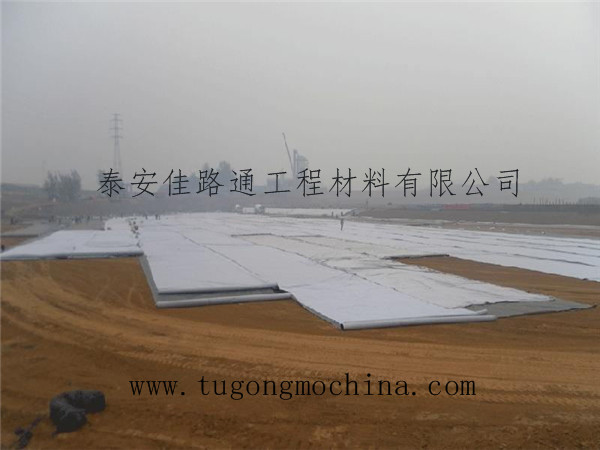 佳路通复合土工膜用于宁波坝体防渗