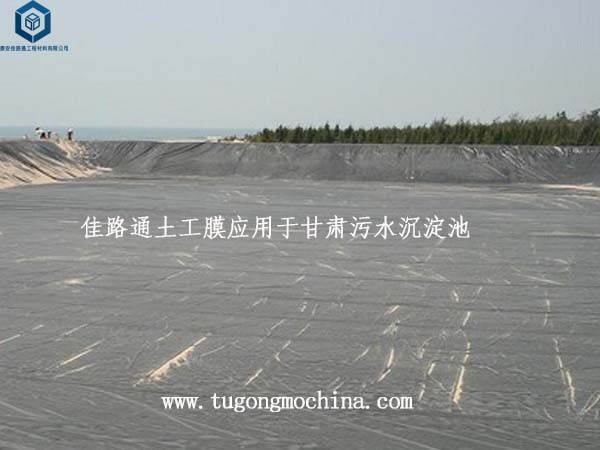 土工膜应用于甘肃污水沉淀池 土工膜应用于甘肃污水沉淀池