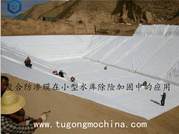 复合防渗膜在小型水库除险加固中的应用 复合膜在小型水库除险加固中的应用