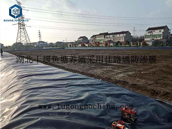 湖北十堰鱼塘养殖采用佳路通防渗膜 湖北十堰鱼塘养殖采用佳路通防渗土工膜