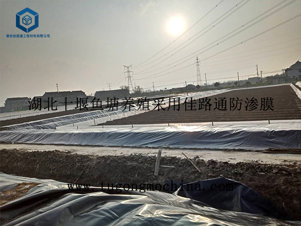 湖北十堰鱼塘养殖采用佳路通防渗膜 湖北十堰鱼塘养殖采用佳路通土工膜