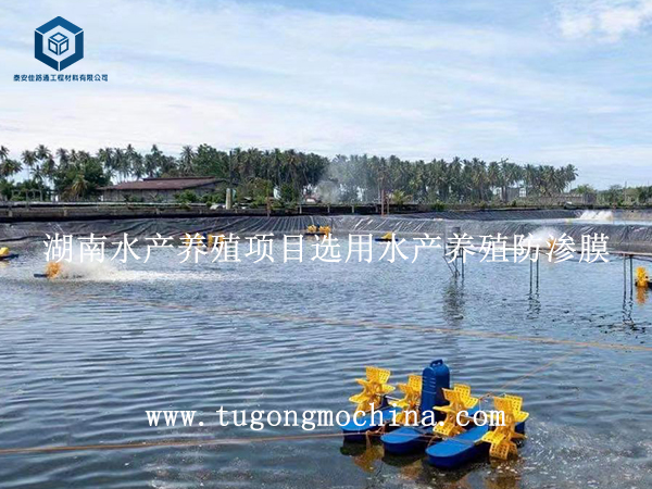 湖南水产养殖项目选用养殖防渗膜