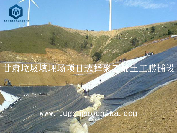 甘肃垃圾填埋场项目选择聚乙烯土工膜铺设 甘肃垃圾填埋场项目选择聚乙烯膜铺设