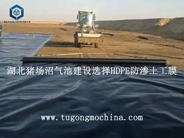 湖北猪场沼气池建设选择HDPE防渗土工膜 湖北猪场沼气池建设选择HDPE土工膜
