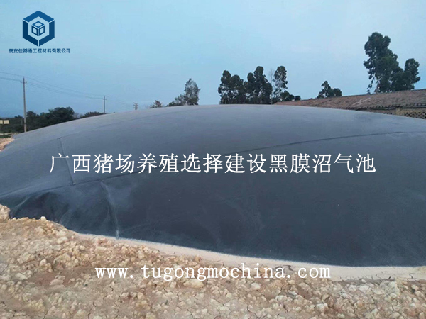 广西猪场养殖选择建设黑膜沼气池 广西猪场养殖选择建设沼气池黑膜