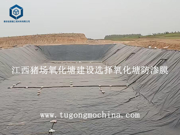 江西猪场氧化塘建设选择氧化塘防渗膜 江西猪场氧化塘建设选择氧化塘膜