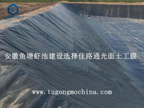 安徽鱼塘虾池建设选择佳路通土工膜