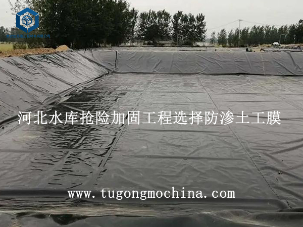 河北水库抢险加固工程选择防渗土工膜