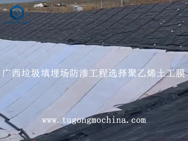 广西垃圾填埋场防渗工程选择聚乙烯膜